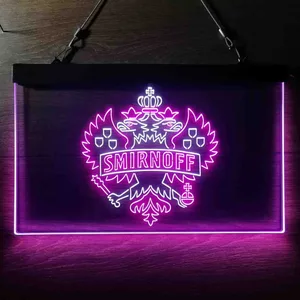 Smirnoff Logo Neon-Like LED Sign
