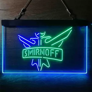 Smirnoff Logo Plain Neon-Like LED Sign