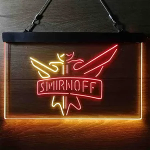 Smirnoff Logo Plain Neon-Like LED Sign