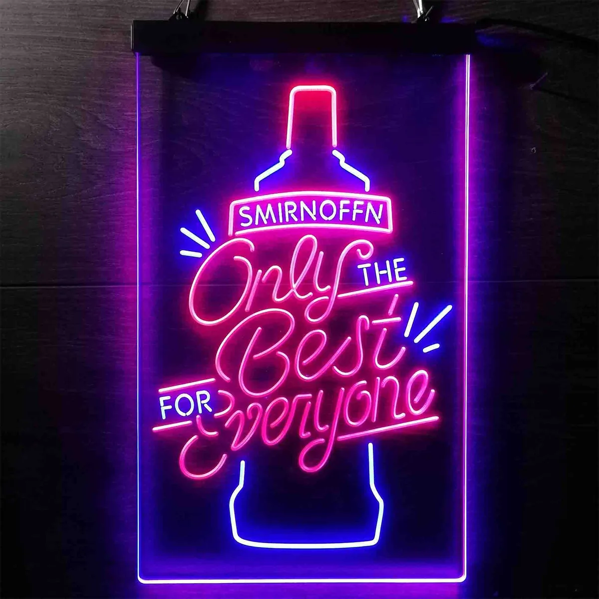 Smirnoff Only The Best Neon-Like LED Sign