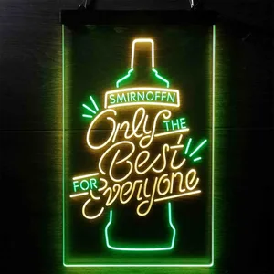 Smirnoff Only The Best Neon-Like LED Sign
