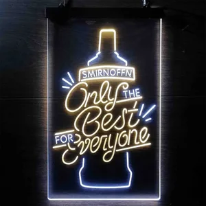 Smirnoff Only The Best Neon-Like LED Sign