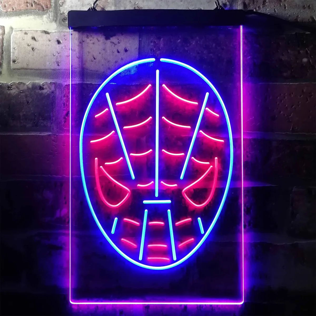 Spider-Man Face Neon-Like LED Sign