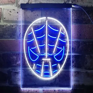 Spider-Man Face Neon-Like LED Sign