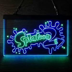 Splatoon 2 Neon-Like LED Sign