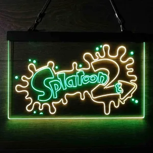 Splatoon 2 Neon-Like LED Sign