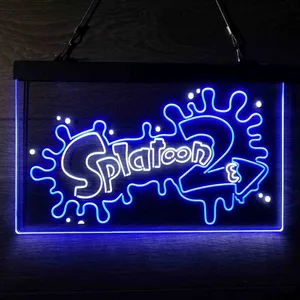 Splatoon 2 Neon-Like LED Sign