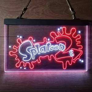 Splatoon 2 Neon-Like LED Sign