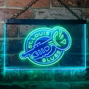 St Louis Blues Alternate Neon-Like LED Sign