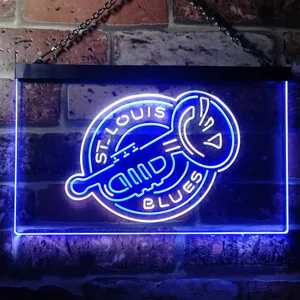 St Louis Blues Alternate Neon-Like LED Sign