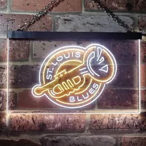 St Louis Blues Alternate Neon-Like LED Sign