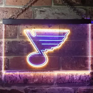 St Louis Blues Logo 1 Neon-Like LED Sign