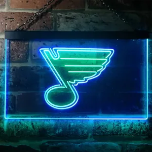 St Louis Blues Logo 1 Neon-Like LED Sign