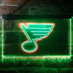 St Louis Blues Logo 1 Neon-Like LED Sign