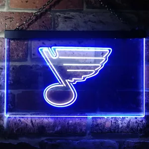 St Louis Blues Logo 1 Neon-Like LED Sign