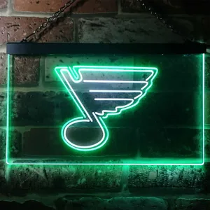 St Louis Blues Logo 1 Neon-Like LED Sign