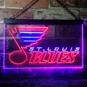 St Louis Blues Logo 2 Neon-Like LED Sign