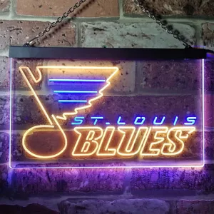 St Louis Blues Logo 2 Neon-Like LED Sign