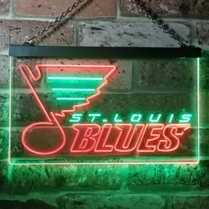 St Louis Blues Logo 2 Neon-Like LED Sign