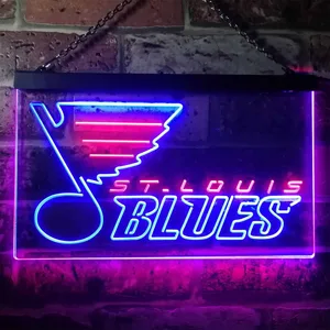 St Louis Blues Logo 2 Neon-Like LED Sign