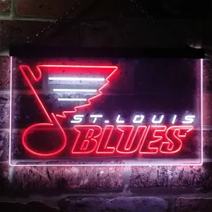St Louis Blues Logo 2 Neon-Like LED Sign