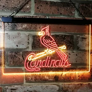 St Louis Cardinals  Logo 1 Neon-Like LED Sign