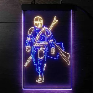 Star Wars The Mandalorian Neon-Like LED Sign