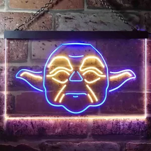 Star Wars Yoda Face Neon-Like LED Sign