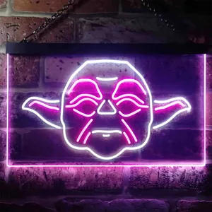 Star Wars Yoda Face Neon-Like LED Sign