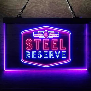 Steel Reserve The Brewing Steel Company Neon-Like LED Sign