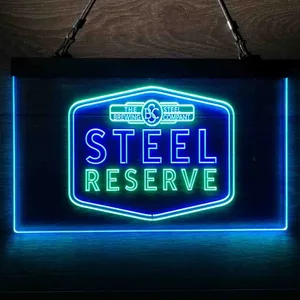 Steel Reserve The Brewing Steel Company Neon-Like LED Sign
