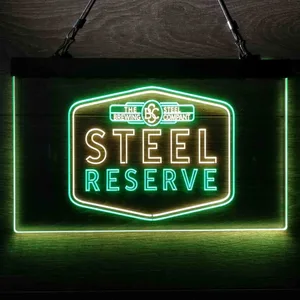 Steel Reserve The Brewing Steel Company Neon-Like LED Sign