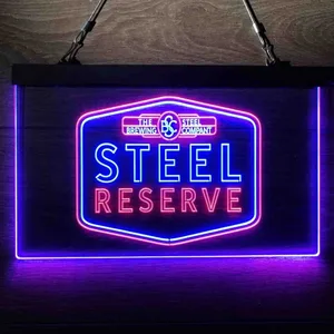 Steel Reserve The Brewing Steel Company Neon-Like LED Sign