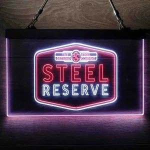 Steel Reserve The Brewing Steel Company Neon-Like LED Sign