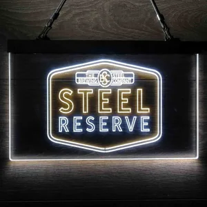 Steel Reserve The Brewing Steel Company Neon-Like LED Sign