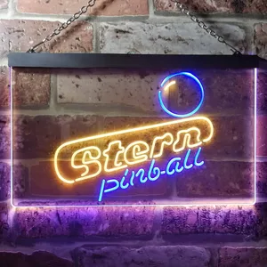 Stern Pinball Logo  Neon-Like LED Sign