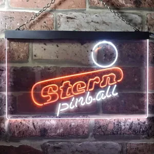 Stern Pinball Logo  Neon-Like LED Sign