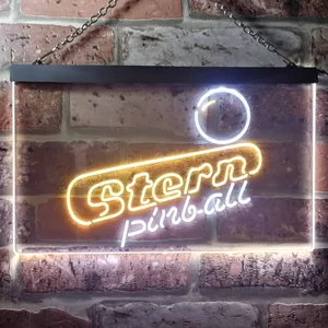 Stern Pinball Logo  Neon-Like LED Sign