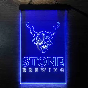 Stone Brewing Logo Neon-Like LED Sign