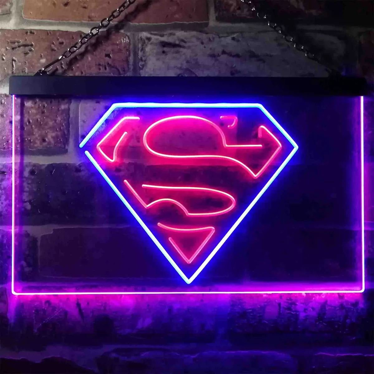 Superman Neon-Like LED Sign