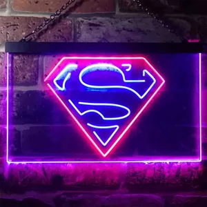Superman Neon-Like LED Sign