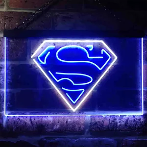 Superman Neon-Like LED Sign