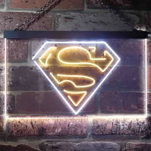 Superman Neon-Like LED Sign