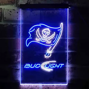 Tampa Bay Buccaneers Bud Light Neon-Like LED Sign