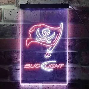 Tampa Bay Buccaneers Bud Light Neon-Like LED Sign