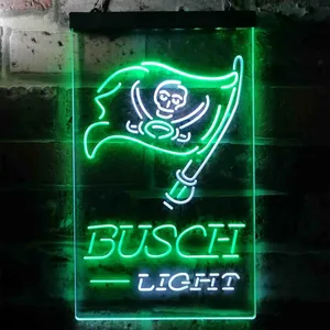 Tampa Bay Buccaneers Busch Light Neon-Like LED Sign