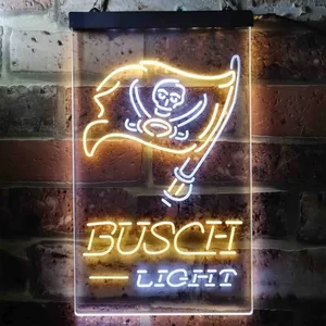 Tampa Bay Buccaneers Busch Light Neon-Like LED Sign