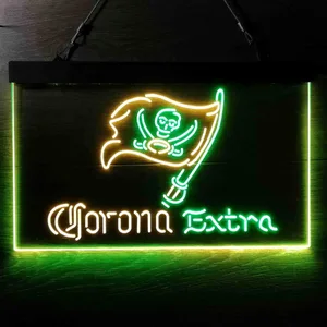 Tampa Bay Buccaneers Corona Extra Neon-Like LED Sign