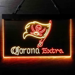 Tampa Bay Buccaneers Corona Extra Neon-Like LED Sign