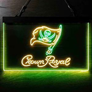 Tampa Bay Buccaneers Crown Royal Neon-Like LED Sign
